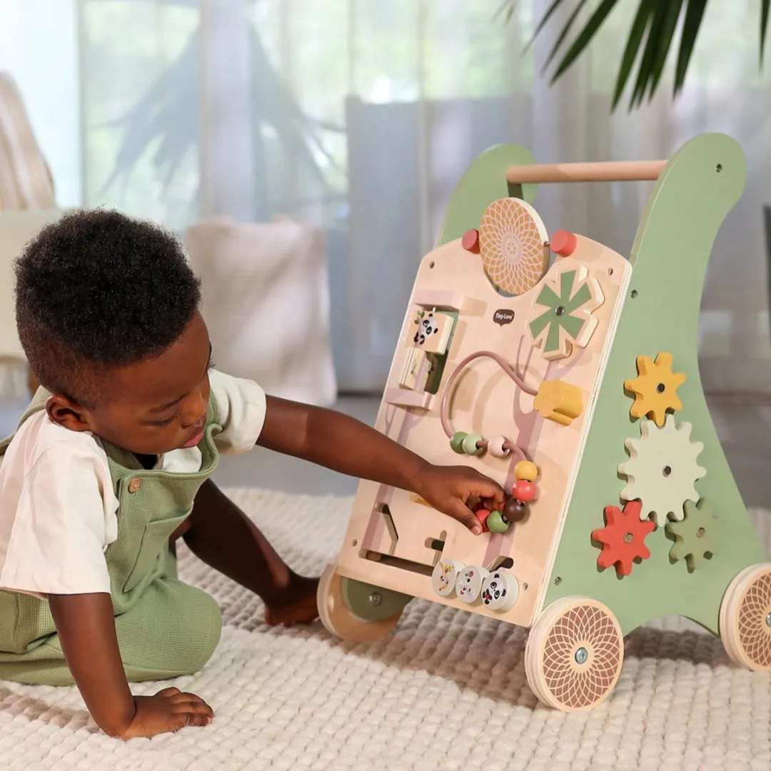 Tiny Love Wooden Activity Walk Behind Looptrainer - Boho Chic