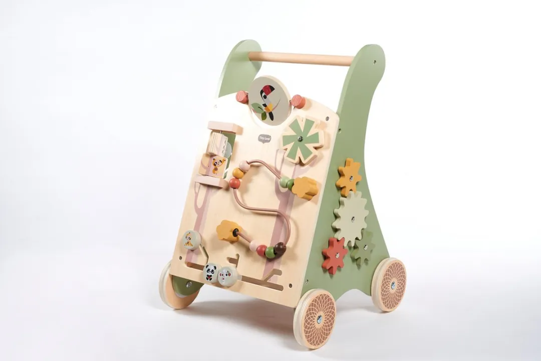 Tiny Love Wooden Activity Walk Behind Looptrainer