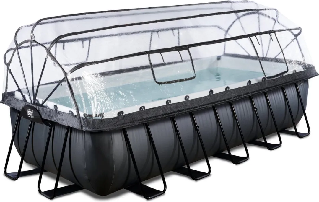EXIT Toys Zwembad 540x250x122cm - Zwart - 13465L