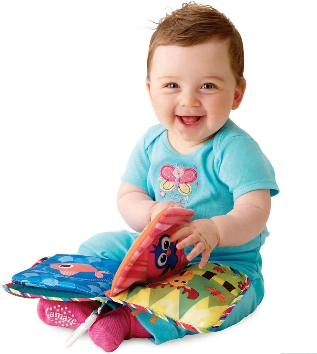 Lamaze Dieren Ontdekkingsboekje - Educatief Babyspeelgoed - Multikleur