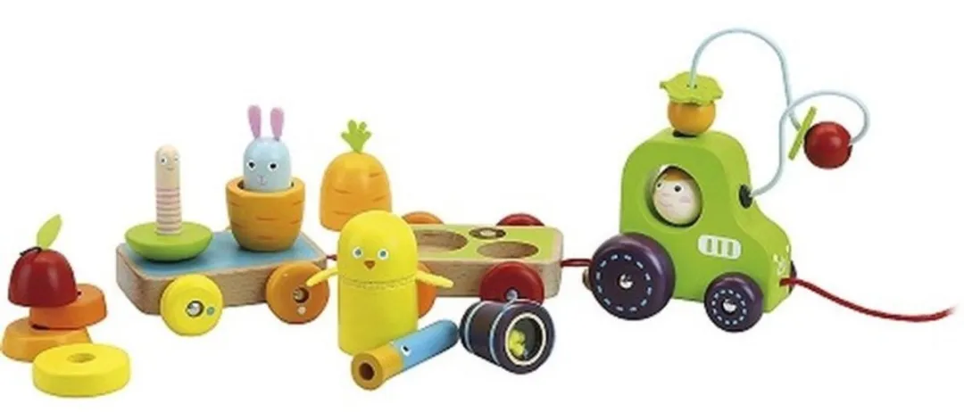 Vilac Multi-Activity Tractor - Multicolor