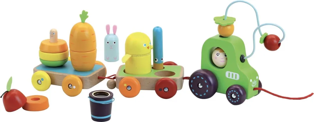 Vilac Multi-Activity Tractor - Multicolor