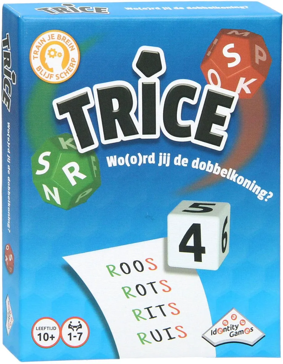 Identity Games Trice Dobbelwoordspel - 7 Spelers
