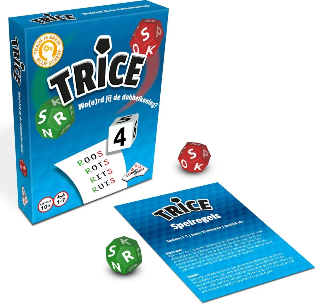 Identity Games Trice Dobbelwoordspel - 7 Spelers