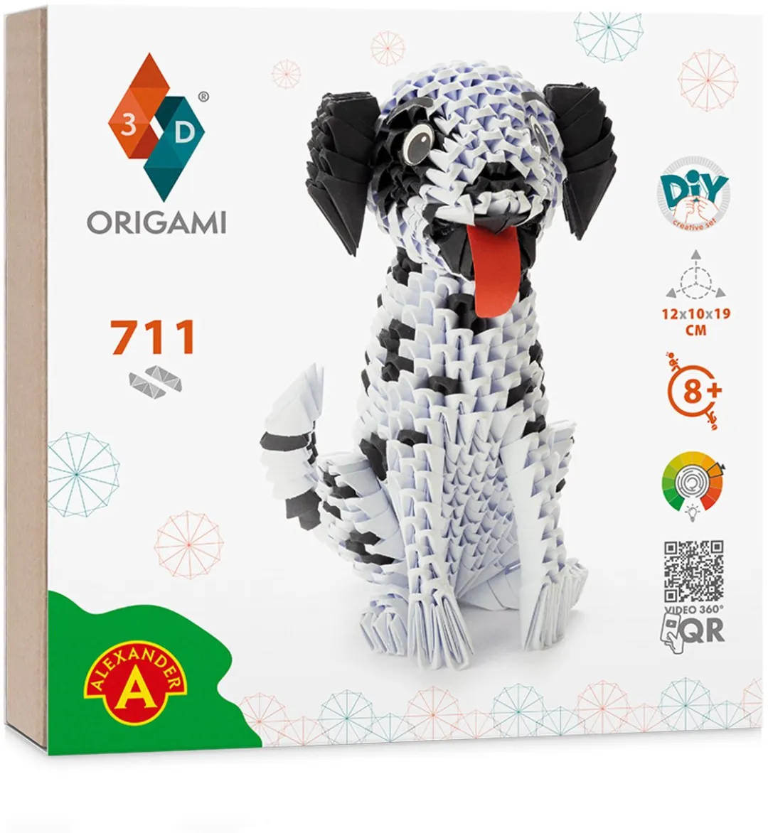 Alexander Toys 3D Origami Hond Dalmatiër