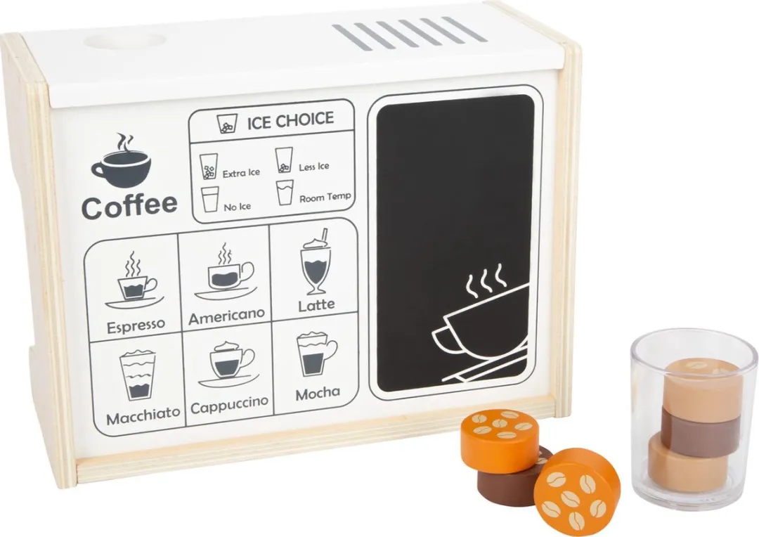 Small Foot Houten Bistro Koffiemachine - 9-delig Multicolor