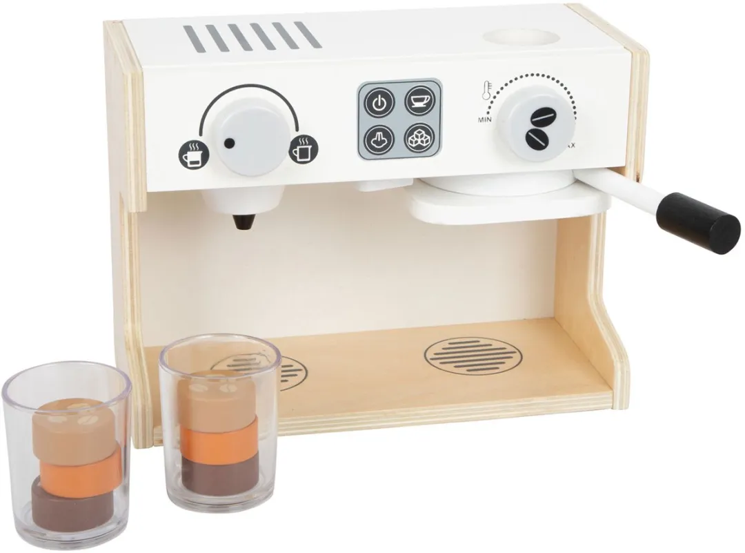 Small Foot Houten Bistro Koffiemachine - 9-delig Multicolor - afbeelding 6 van 6