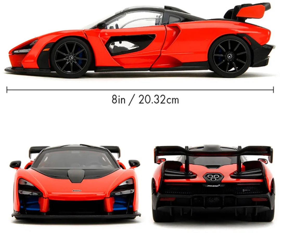 Jada Toys Fast & Furious Diecast Model 1/24 McLaren Senna Vehicles