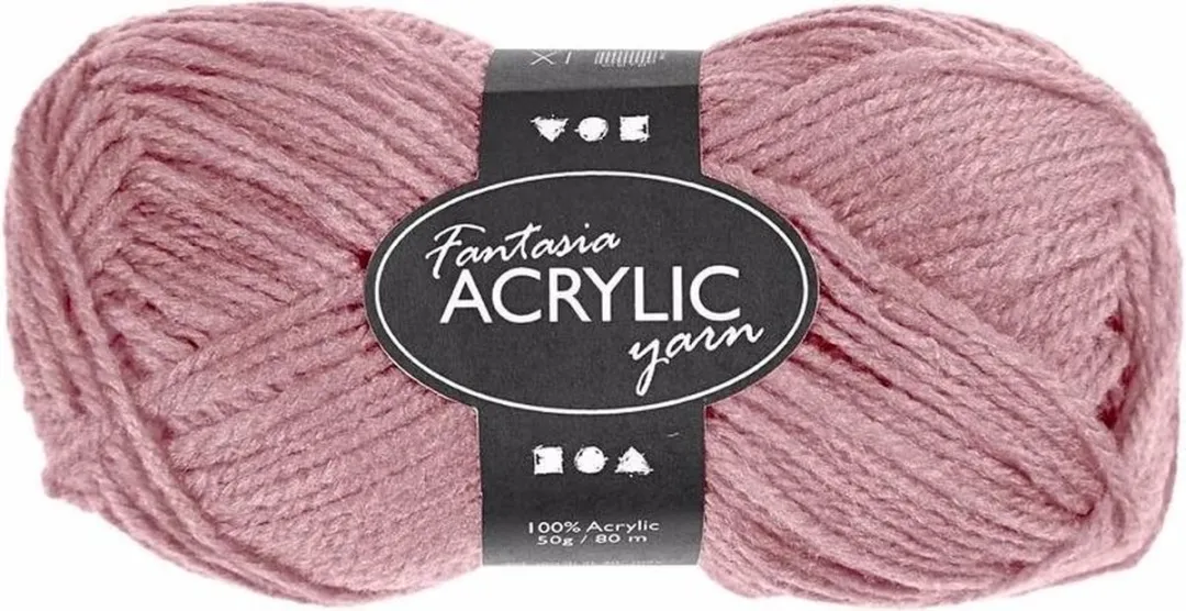 Creativ Company Oudroze Acryl Garen 80m