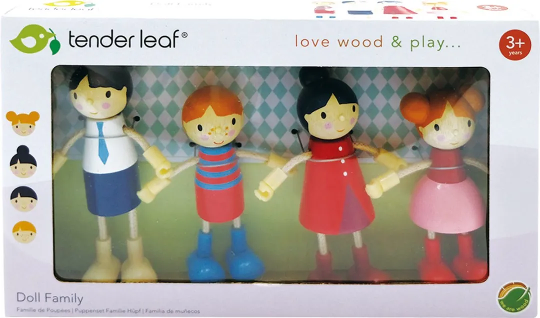 Tender Leaf Toys Poppenfamilie Multicolor