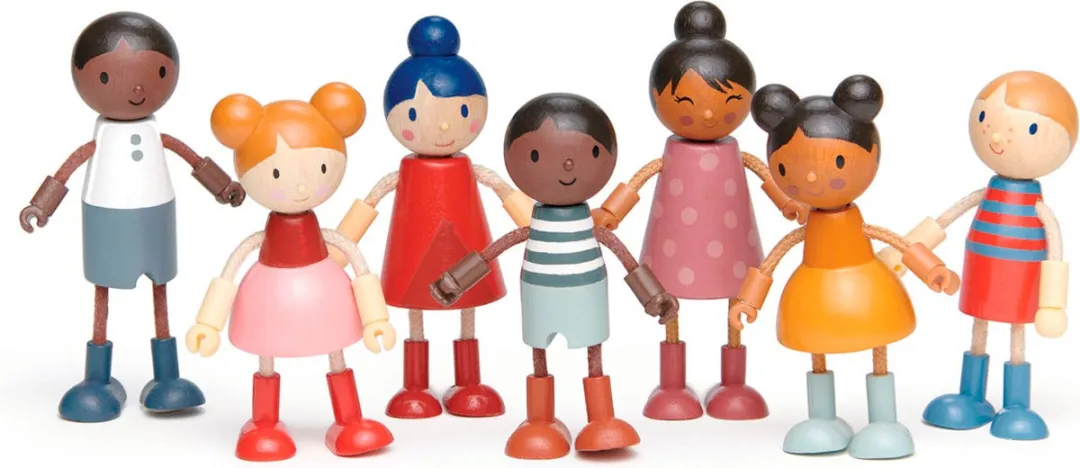 Tender Leaf Toys Poppenfamilie Multicolor