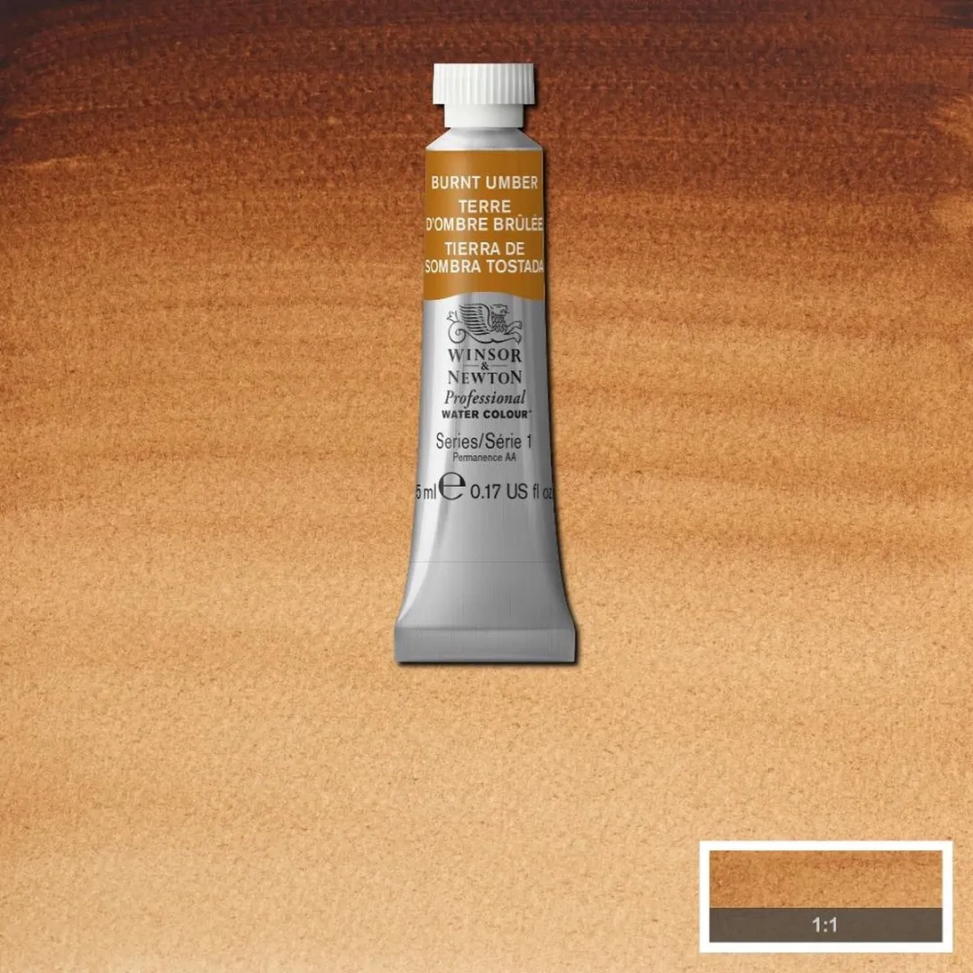 Winsor & Newton Professional Aquarelverf Burnt Umber 5ml
