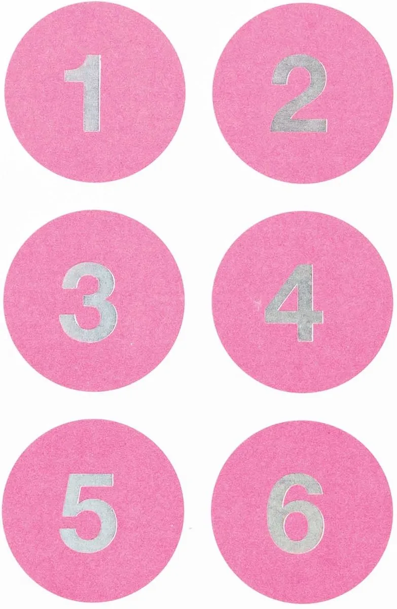 Rico Design Paper Poetry Adventskalender Stickers