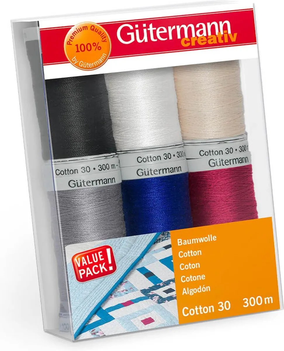 Gutermann Cotton Nr.30 Naaigarnenset