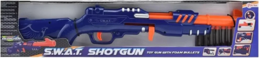 Toi-Toys Politiegeweer 32587B - 6 Foampijlen