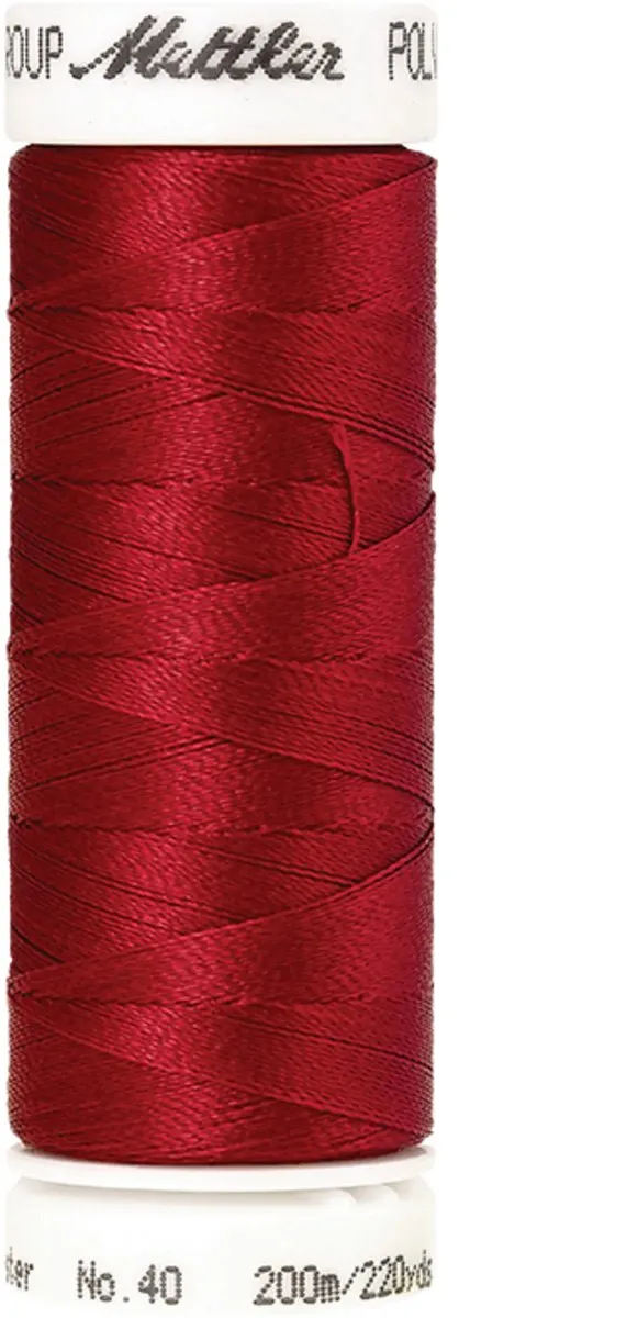 Amann Mettler Polysheen Borduurgaren 200m - Rood