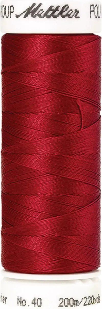 Amann Mettler Polysheen Borduurgaren 200m - Rood