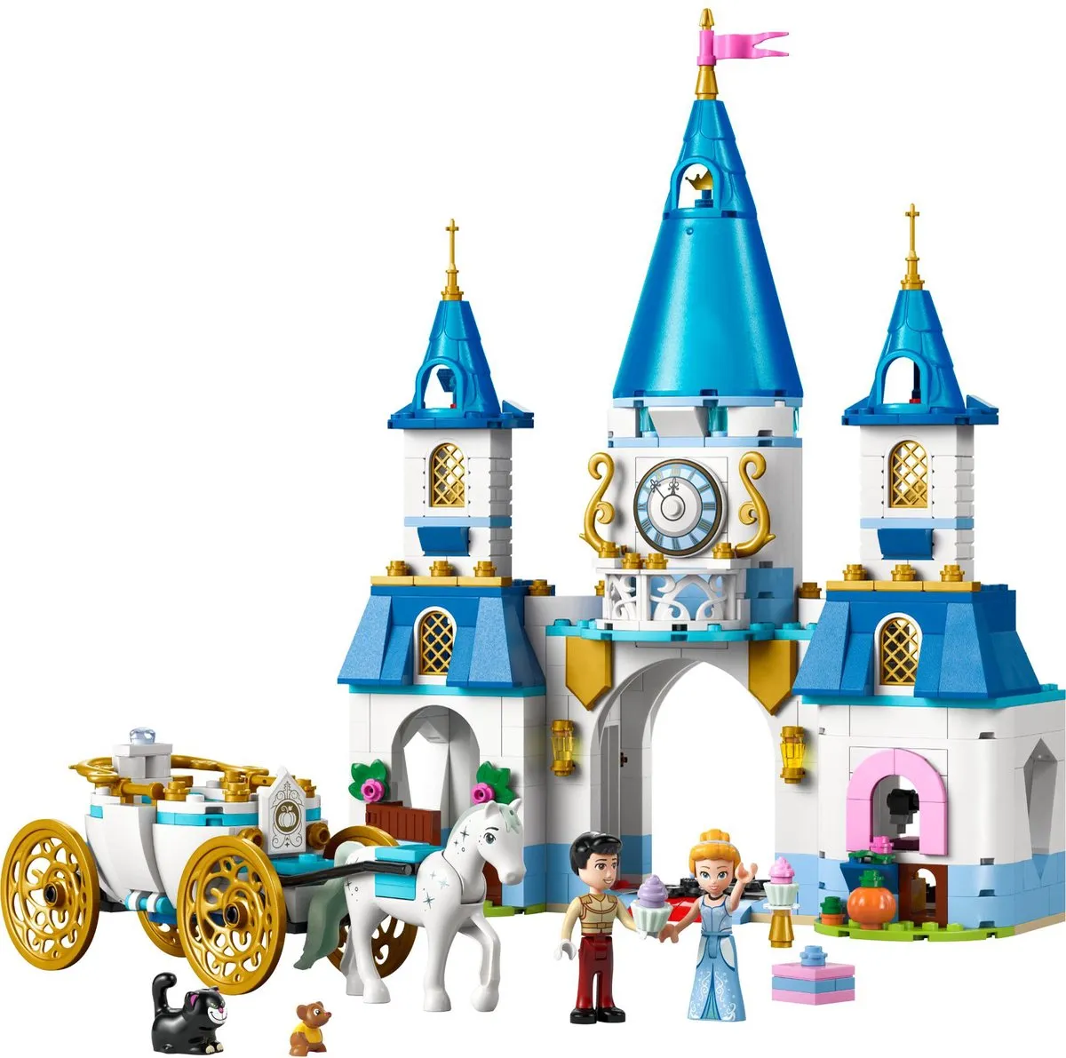LEGO Disney Princess Assepoester Kasteel & Paardenkoets 43275 - 596 Stukken - afbeelding 6 van 6