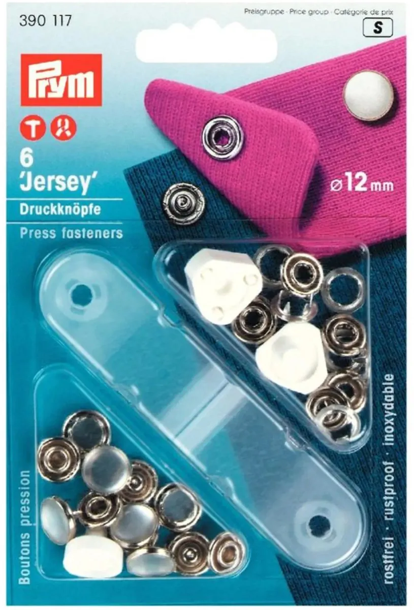 Prym Jersey Drukknopen 12mm Parel - 6 Stuks - afbeelding 6 van 6