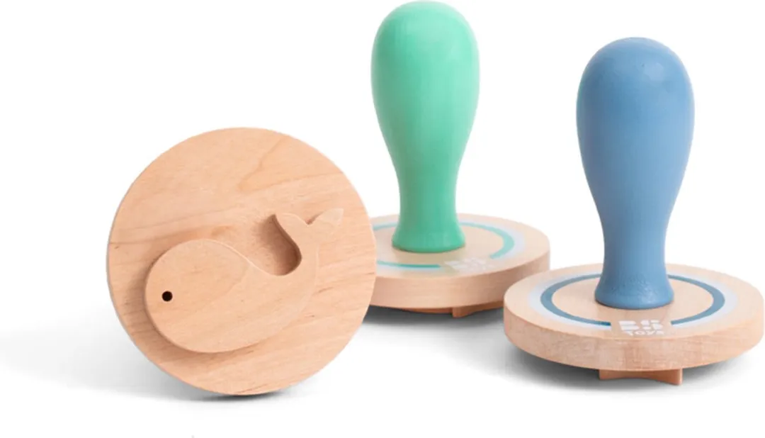 BS Toys Zandstempels - Peuter Buitenspeelgoed - FSC Hout - Geschikt vanaf 18 maanden