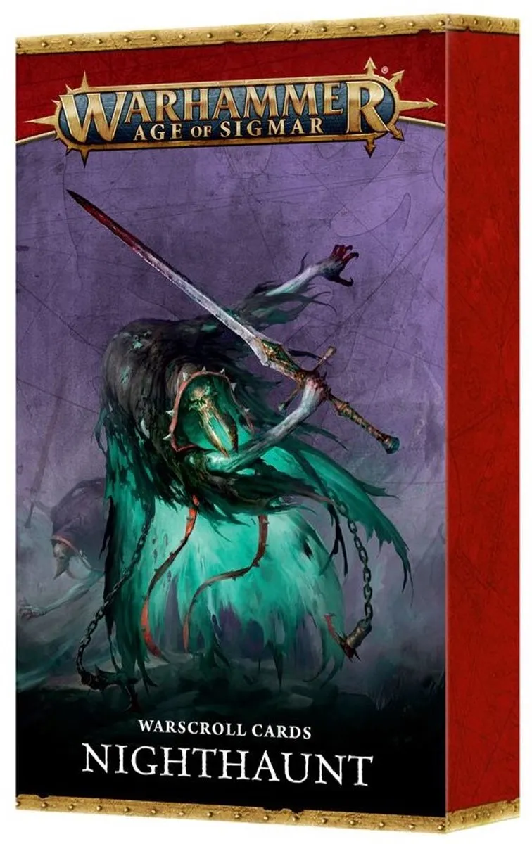 Warhammer Age of Sigmar Nighthaunt Warscroll Cards 91-15