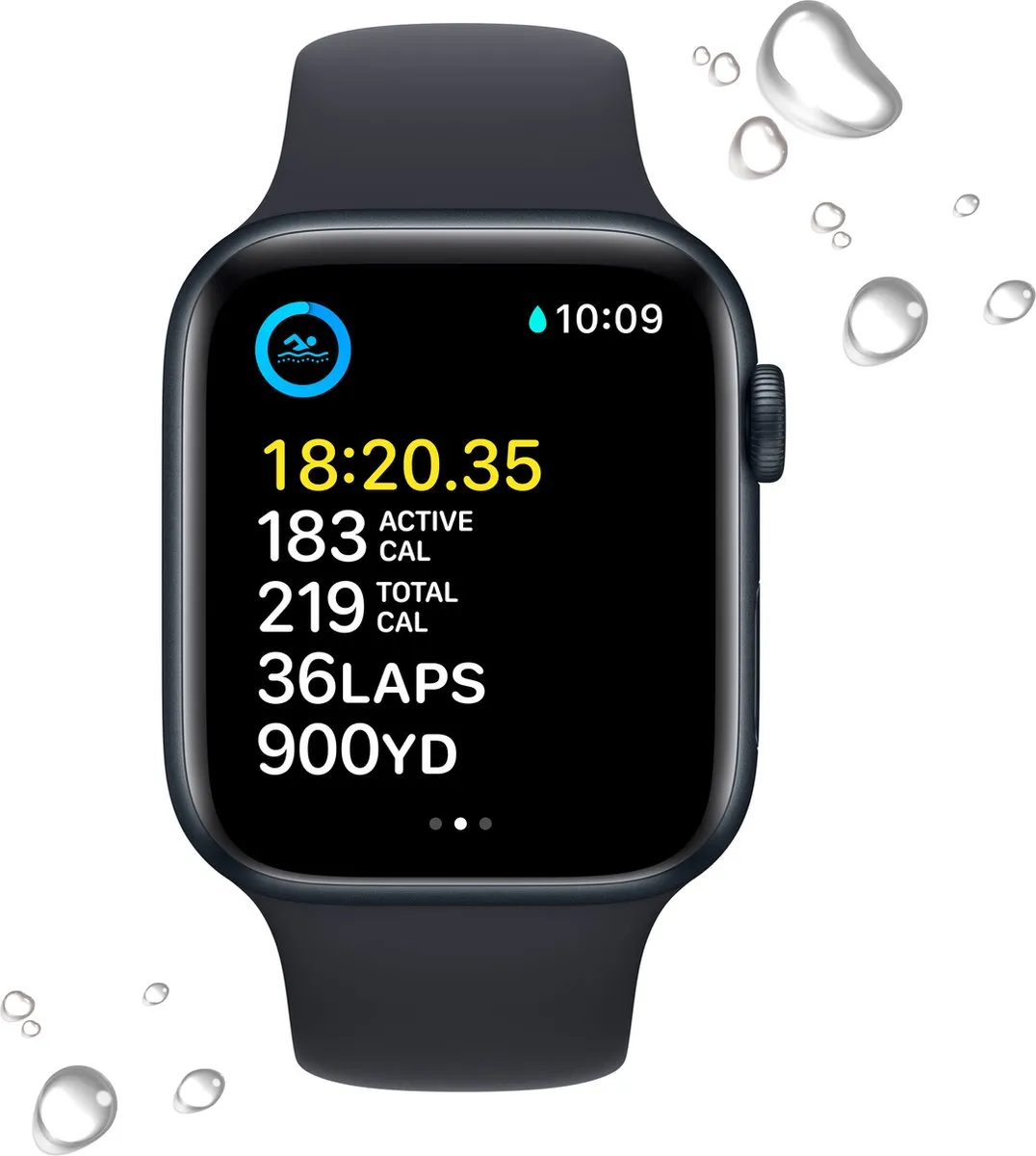 Apple Watch SE 2022 4G - 40mm Rosékleurig Aluminium - Wit
