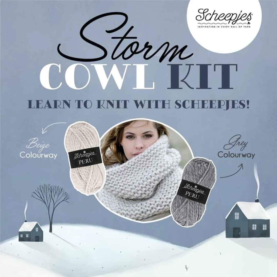 Scheepjes Storm Cowl Kit Peru