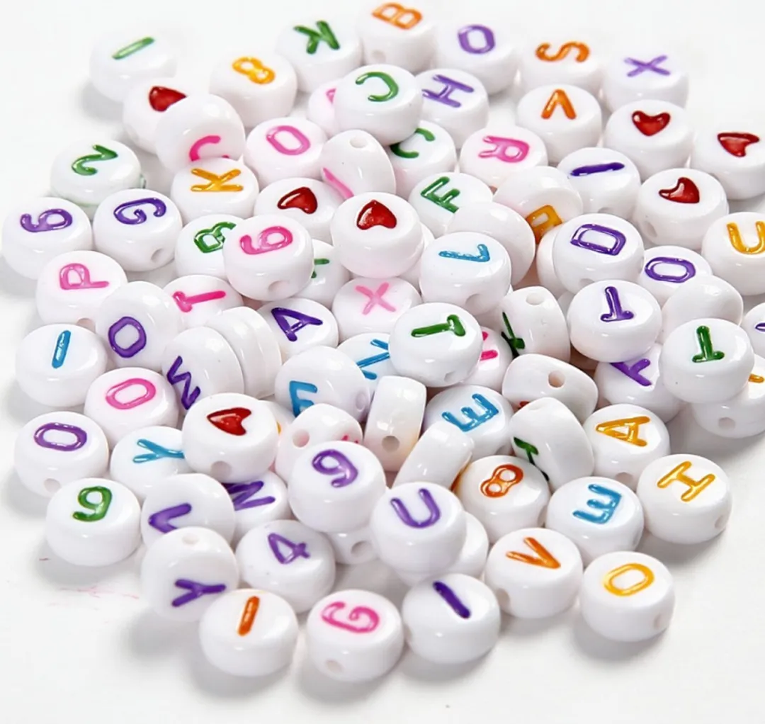 Creativ Company Plastic Letterkralen 7mm