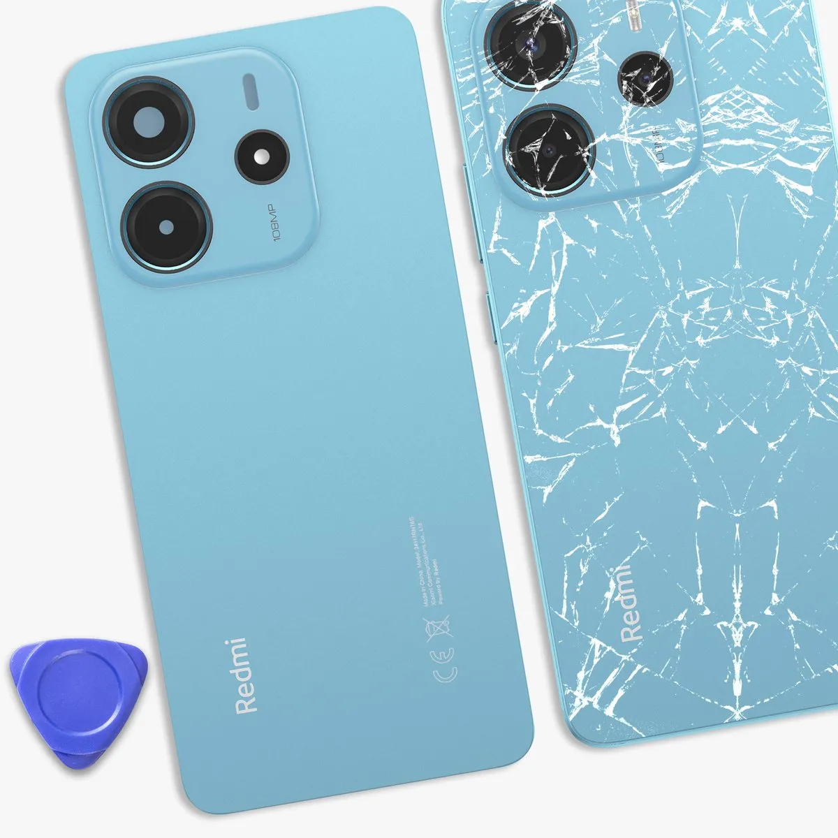 Xiaomi Redmi Note 14 4G Batterijklep - Blauw