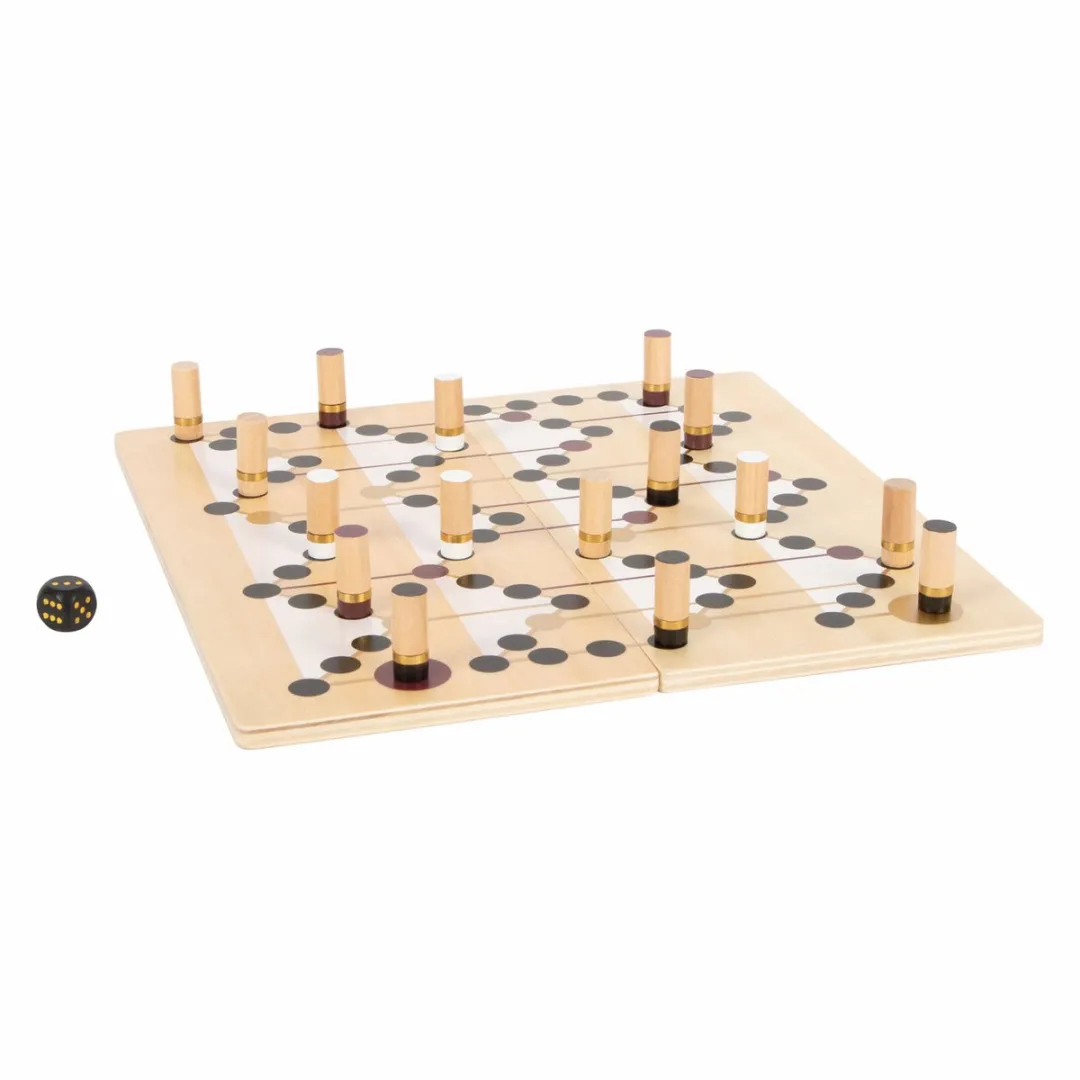 Small Foot Slangen en Ladders Gouden Editie Bordspel - 2-4 Spelers