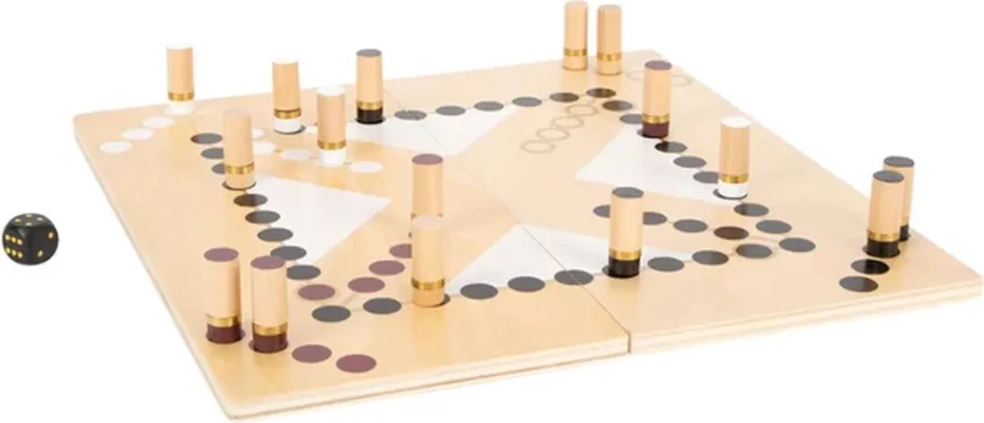 Small Foot Slangen en Ladders Gouden Editie Bordspel - 2-4 Spelers