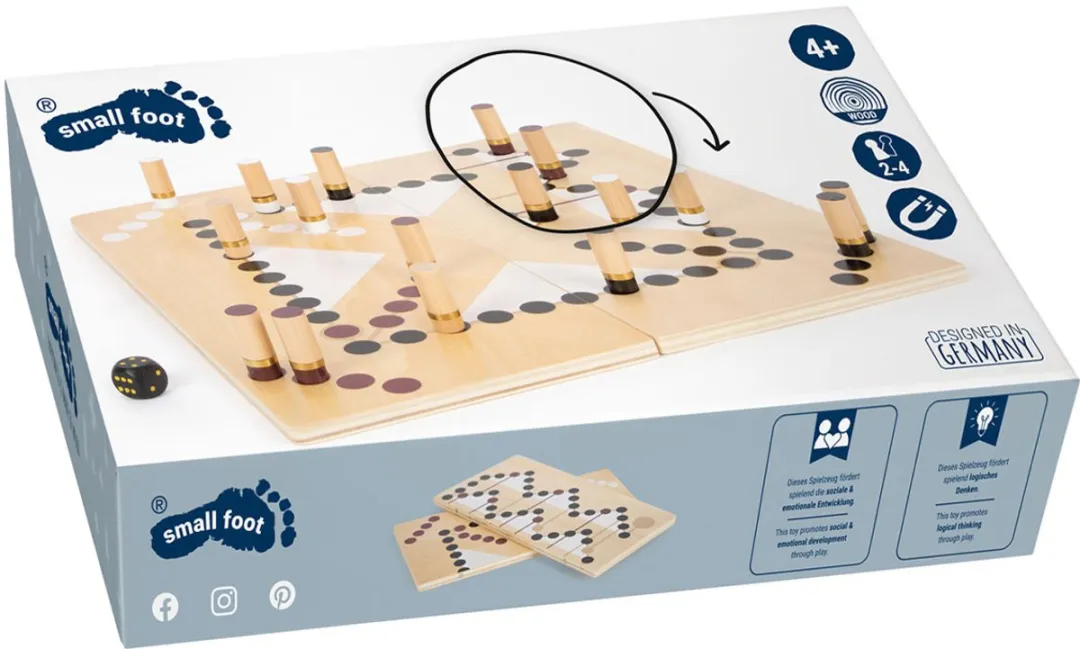 Small Foot Slangen en Ladders Gouden Editie Bordspel - 2-4 Spelers