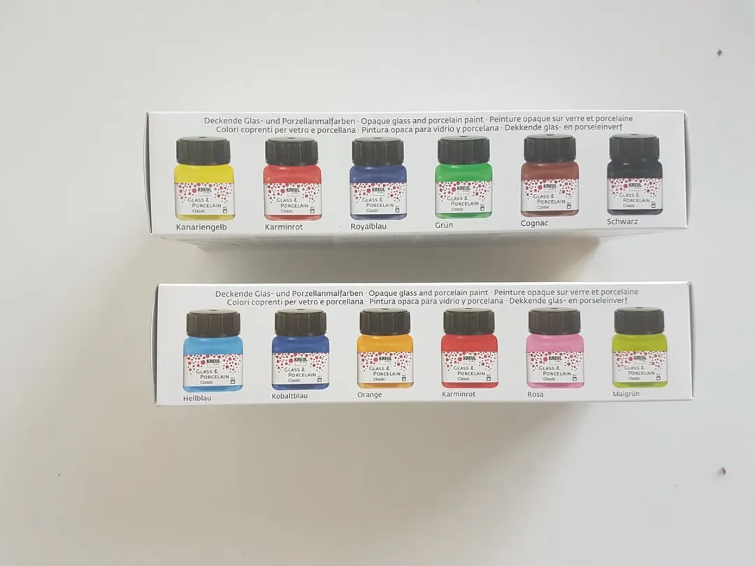 Kreul Classic Color Living Glas & Porseleinverfset 12x20ml