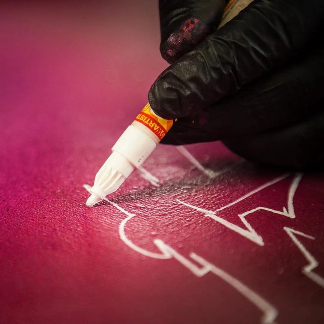 Molotow ONE4ALL Acrylstift 2mm - Wit