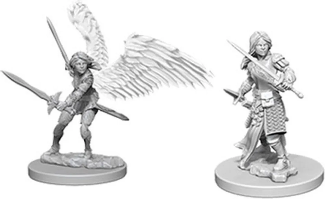Wizkids D&D Nolzur's Marvelous Miniatures Aasimar Female Paladin - Grijs