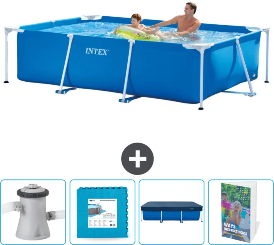 Intex Frame Zwembad 260x160cm Blauw