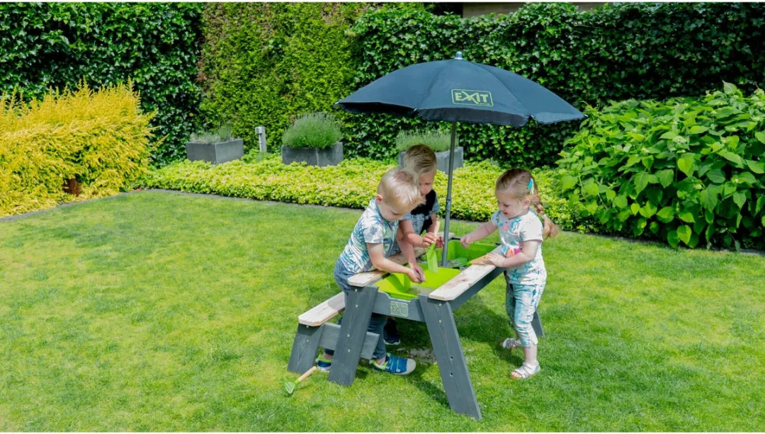 EXIT Aksent Zand- en Watertafel Grijs - 16L/32kg