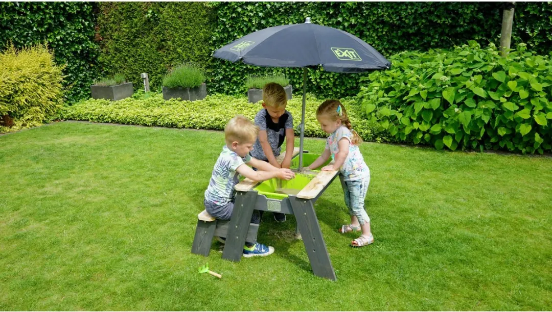 EXIT Aksent Zand- en Watertafel Grijs - 16L/32kg