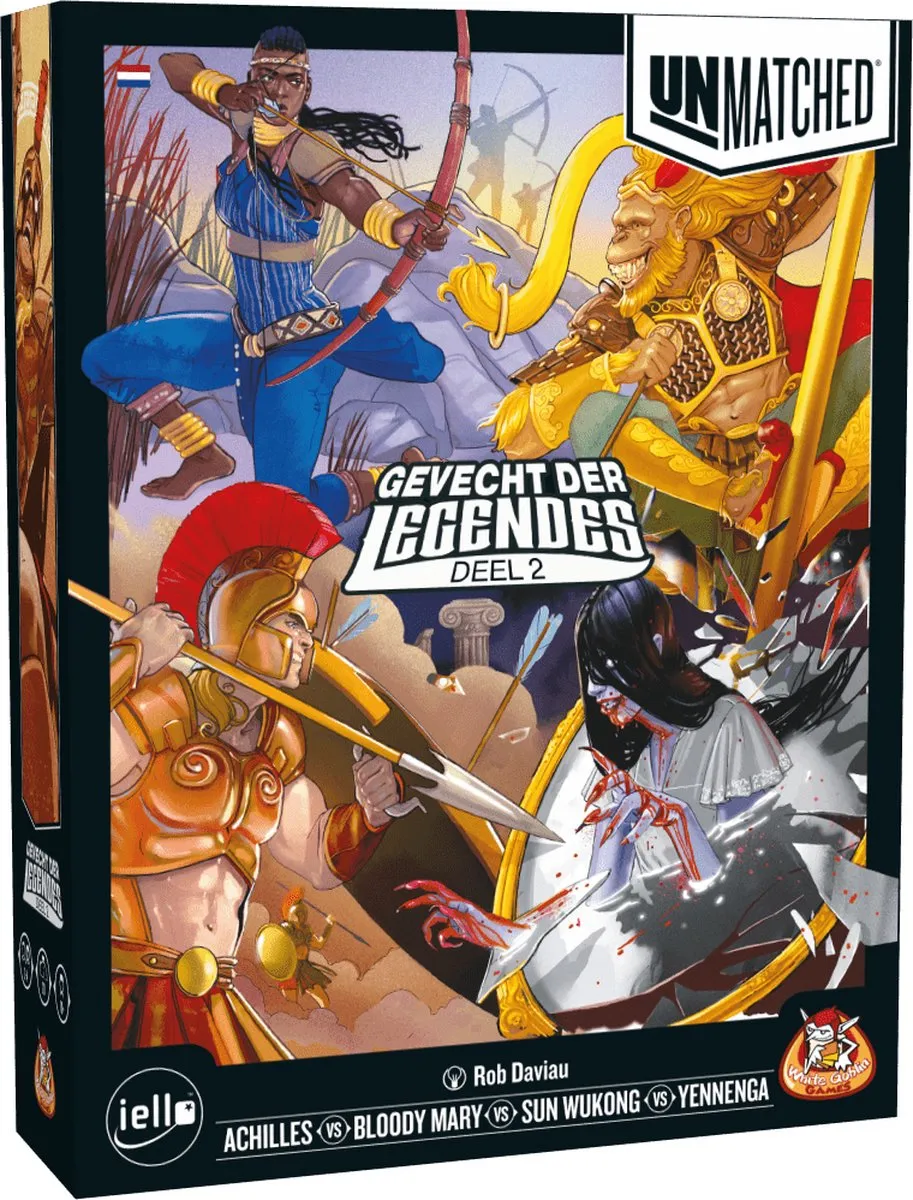 White Goblin Games Unmatched Gevecht der Legendes 2 - Expertspel - 2-4 spelers