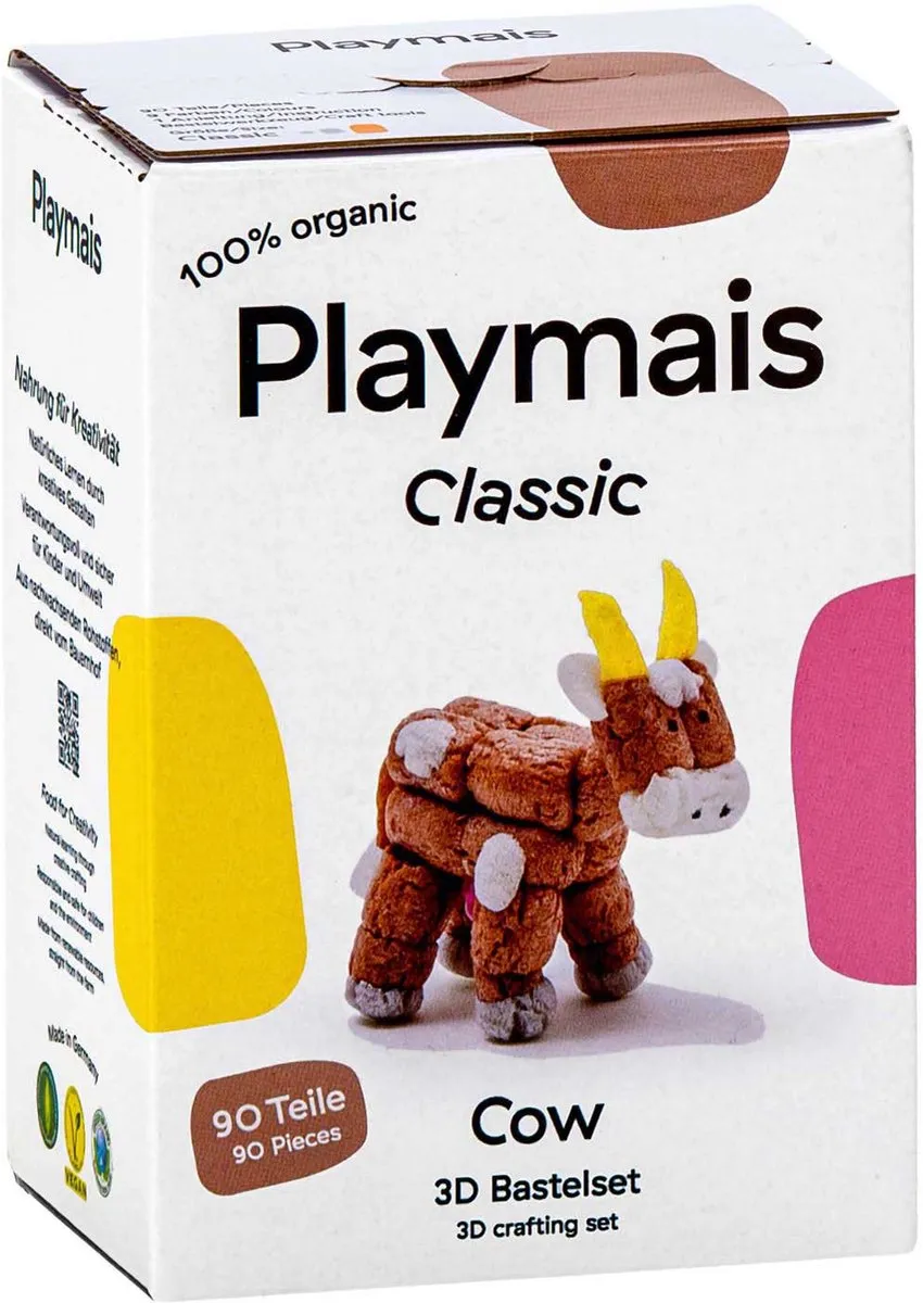 PlayMais Classic 3D Koe - 90 Stukjes