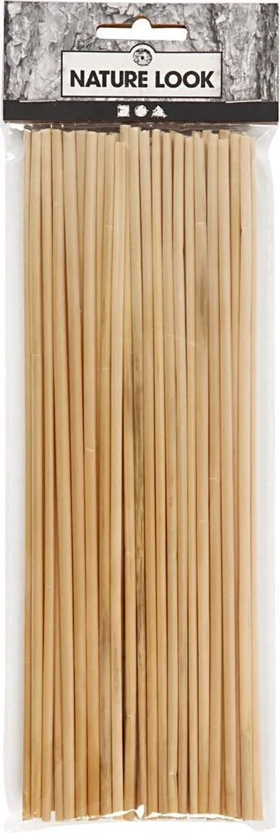 Creativ Company Stro Decoratie Natuurlijk 50 Stuks