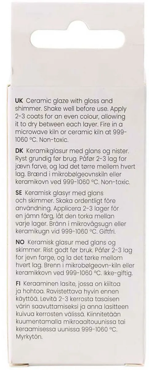 Creativ Company Keramiek Glazuur Tusk Tusk 60ml - Multicolor