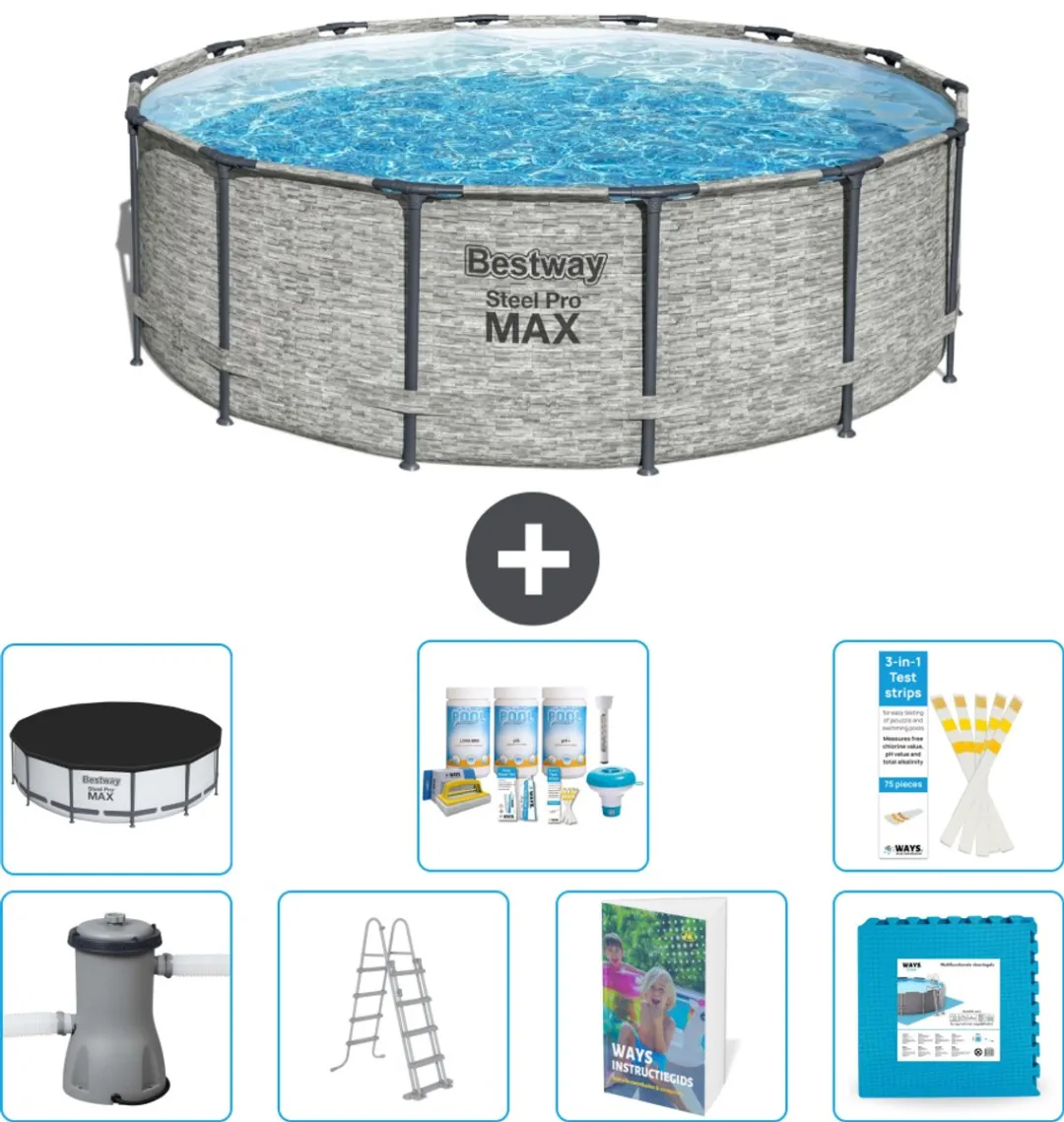 Bestway Steel Pro MAX Zwembad 427x122cm