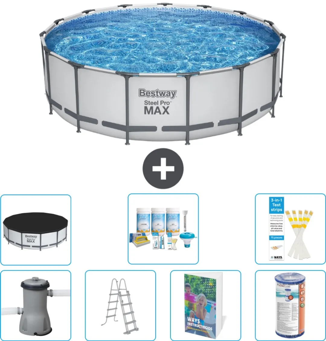 Bestway Steel Pro MAX Zwembad 457x122cm