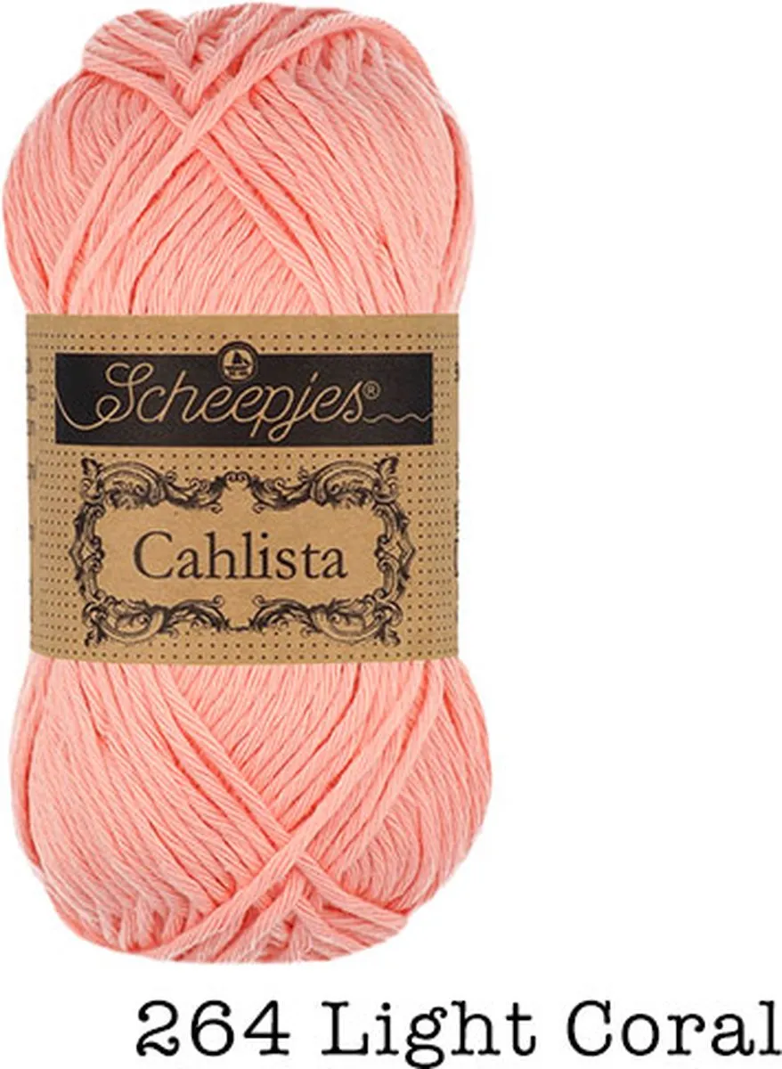 Scheepjes Cahlista Light Coral 264