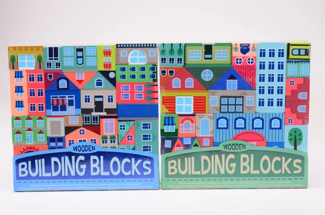 Johntoy Bouwblokken Stad Multicolor - 2 Stuks - afbeelding 2 van 3