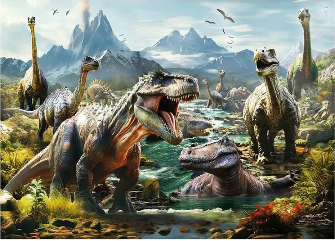 Educa Dinosaurussen Puzzel 1000 Stuks - ED19560