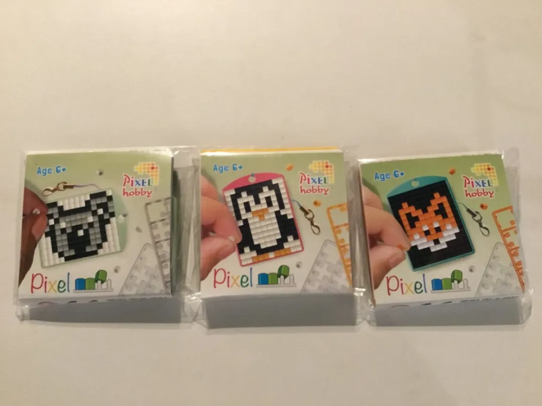 Pixelhobby Medaillons Koala-Pinguïn-Vos
