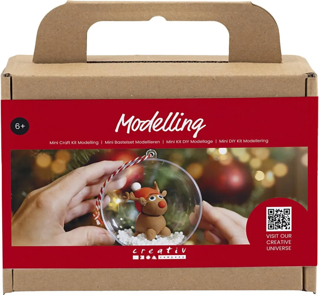 Creativ Company Mini Hobbyset Kerstbal Rendier