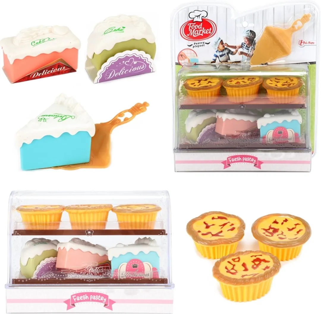 Toi-Toys Food Market 7-delig Patisserie Set